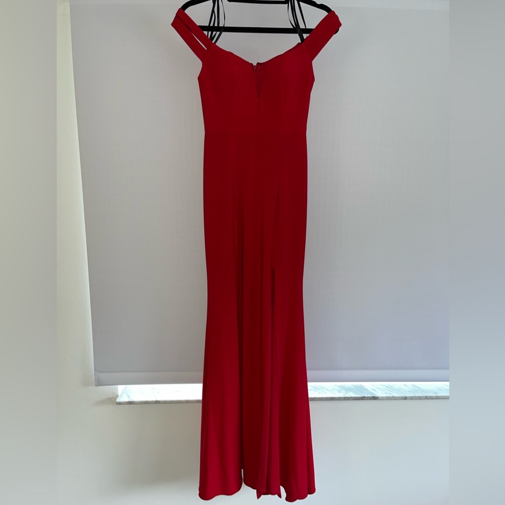 Aqua formal dress